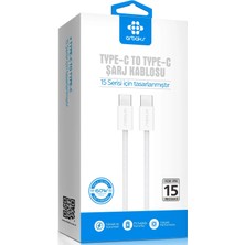 Teknotok 60W Iphone 16 Type-C To Type-C USB Şarj Kablosu Arbaks ARB-317