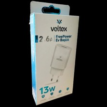 Teknotok 13W 2.6A USB Şarj Başlığı Veltex VTX-002
