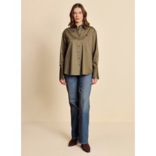 Brooks Brothers Mavi Kadın Denim Pantolon BBFW26FDP003