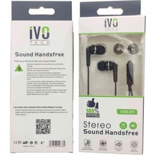 Teknotok Stereo Earphone Kablolu Kulaklık Ivotech  Ivo-01