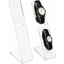 Stand Market Saat Standı Sw Model 2\'li Şeffaf (10 Adet)