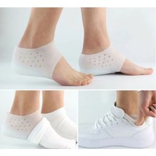 Eser Ticarett 3 cm Silikon Çorap Taban Gizli Topuk Yükseltici Boy Uzatma Kadın Erkek