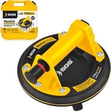SGS957 130 kg Hava Pompalı Vakum Sistemli Vantuz Çap 20CM Cam Granit Seramik Laminat Taşıma