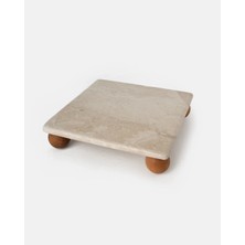 Deconore Royal Mermer Kare Sunum Standı  Diana Royal (30X30 Cm)