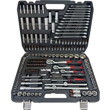 Nt Tools NCSET218 1/2" 3/8" 1/4" S2 Cr-V Lokma Seti 218 Parça