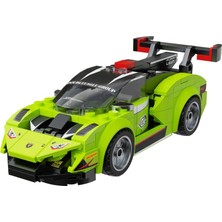 C55052W Cada Yeşil Spor Araba 165 Parça Block Oyuncak