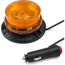 Çakarlı Tepe Lambası Fonksiyon Düğmeli Mıknatıslı 8 Fonksiyonlu 10/80VOLT Dcpower