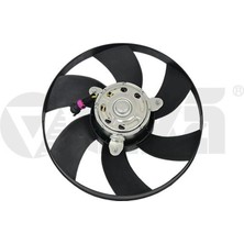 Volkswagen Polo Caddy 1994- Fan Motoru Davlumbazsiz 300 mm 3 Fıs 6 Kanat 6K0959455A Deye