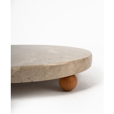 Deconore Milos Mermer Sunum Standı (25CM)