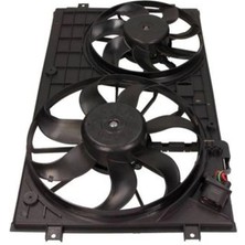 Volkswagen Golf 5 Caddy 2005- Fan Motoru Davlumbazsiz 295 mm 2 Fıs 7 Kanat 1K0959455CT Deye