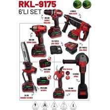 RKL-9175 Retools Profesonel 6'lı Set (Dal Budama Makası&testeresi)