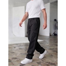 Wkm Erkek Gabardin Regular Fit Kargo Pantolon