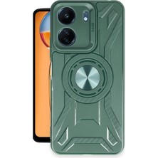 Royaleks Xiaomi Redmi 13C Kılıf Lincoln Silikon - Koyu Yeşil