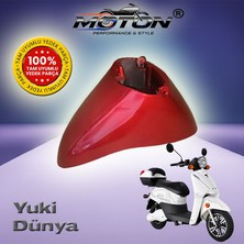 Moton Yuki Dünya Elektrikli Bisiklet Ön Çamurluk (Kırmızı)