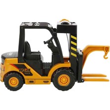 PopŞeker Maxx Wheels Sürtmeli Forklift Oyuncak Şantiye Araç Seti