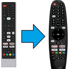 Herz Sungate Hiking Smart Tv Kumandası-Resimde Sağdaki Gönderilir