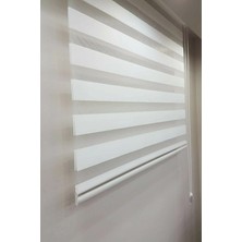 Bigpazar Beyaz Bambu Zebra Stor Perde