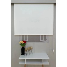 Bigpazar Ekru (Kırık Beyaz) Ithal Stor Perde Etek Dilimsiz Güneşlik