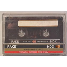 Raks Hd-X 46 Kaset (Kayıt Yapılabilir)