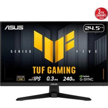 24.5 Asus Tuf Gamıng VG259QM5A 0.3ms 240HZ  Monıtor