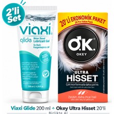 Viaxi Glide 200 ml + Okey Ultra Hisset 20'li Set