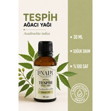 Linalis Aromatherapy %100 Saf Soğuk Sıkım Tespih Ağacı Neem Yağı 30 ml