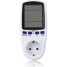 Enerji Sarfiyat Ölçer, 16A, 3680W, Priz Tipi, Güç ve Tüketim Takibi