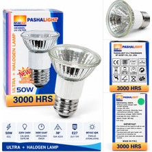 Pashalight Ultra 50W E27 Halojen Reflektör Spot Ampul 230V