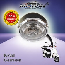 Moton Kral Güneş Tam Uyumlu Ön Far Komple