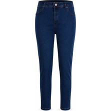 Double Skinny Koyu Mavi Kadın Jean Pantolon 1010B