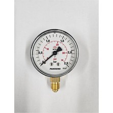 Çap 63, Alt 2,5 Bar Kuru Manometre, Hassas Ölçüm Cihazı
