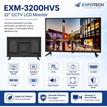 Expotech 32" Full Hd Cctv LCD Monitör