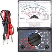 Cotton Soft YX-1000A Profesyonel Analog Multimetre Ibreli Avometre Ac/dc Voltaj ve Akım Ölçer Test Cihazı