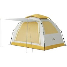 Naturehike Naturehıke Ango ES60 Gölgelikli Otomatik Kurulum Kamp Çadırı Thorn Yellow