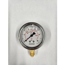Çap 63, Alt 10 Bar, Gliserinli, Dayanıklı Manometre, Yüksek Hassasiyet