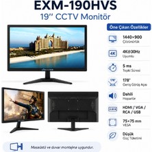 Expotech 19 Monitör 4K 30HZ Güvenlik Monitörü