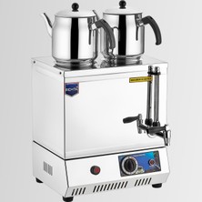 Remta EP02 30 Model Iki Demlikli Elektrikli Pleytsiz Çay Ocağı - Kahveci Takımı 23 Lt 2000 W
