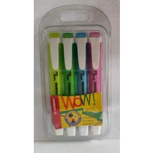 Ada Çanta Kırtasiye 4 Lü Swing Cool Fosforlu Kalem Seti IC685665