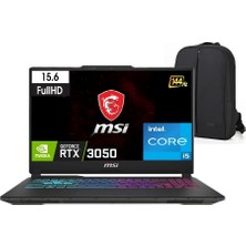 MSI Msı Cyborg 15 A13UC-2087XTR Intel Core I5 13420H 16GB 512GB SSD RTX3050 Windows 11 Pro 15.6" Fhd 144Hz Taşınabilir Gaming Bilgisayar + Snertech Çanta