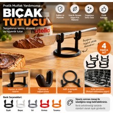 Print Zone Çok Amaçlı Bıçak ve Kalem Tutucu Stand - 4'lü Pratik Masaüstü Organizer ve Sunum Standı