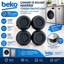 Beko Çamaşır ve Bulaşık Makinesi Titreşim Önleyici Ayak Takımı – 4’lü