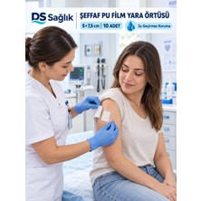Su Geçirmez Şeffaf Pu Film Yara Örtüsü - Banyo Bandı(5cm-7,5cm) Ds Sağlık 10 Adet