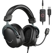 Mey İthalat Ampligame H9 USB Kablolu Oyun Kulaklığı, 7.1 Surround, Çıkarılabilir Mikrofon, Ps5/ps4/xbox/switch Uyumlu