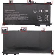 PARS POWER Notebook Batarya Hp HSTNN-OB7T 15.4V - Muadili ile Uyumlu