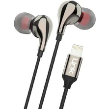 Mey İthalat E82 Lightning Stereo Kulak Içi Kablolu Kulaklık, Siyah