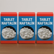 Mey İthalat Tablet Naftalin, 100 G x 3 Paket, Lavabolarda Kullanılmaz
