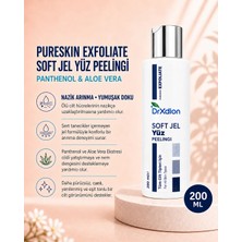 Drxdion Pureskin Exfoliate Soft Jel Yüz Peelingi – Panthenol & Aloe Vera – Tüm Cilt Tipleri – 200 ml