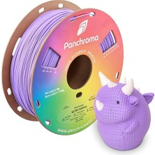 Mey İthalat Panchroma Pla Filament; Saten Mor 1,75 mm 3D Baskı Filamenti, 3D Yazıcı Pla Filament, Çoğu Fdm 3D Yazıcıya Uygun, 1 kg Makara (2,2 Lb)