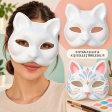 Emin Kendin Tasarla Kişiselleştirilebilir Boyanabilir Kedi Maskesi Emin Najmaddin