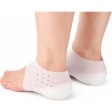 Mey İthalat 5 cm Gizli Topuk Çorabı, Silikon Boy Uzatıcı Ayak Çorabı